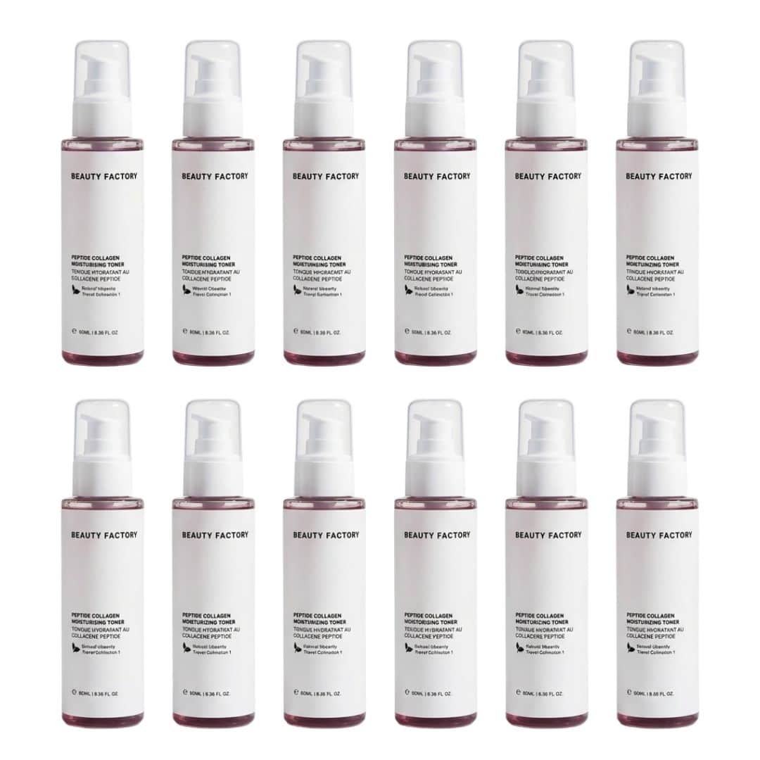 (48 Units) Peptide Collagen Moisturizing Toner Bundle Beauty Factory