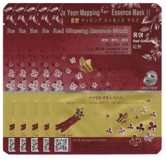 Ja Yeon Mapping Red Ginseng Mask - 100 Units Beauty Mask Factory