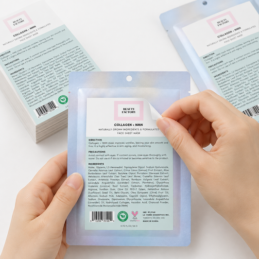 Sticker Application Service Beauty Mask Factory